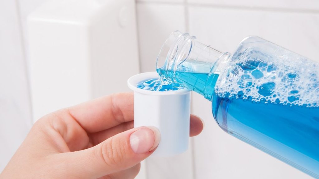 Mouthwash has antiseptic properties that can help heal and disinfect open wounds