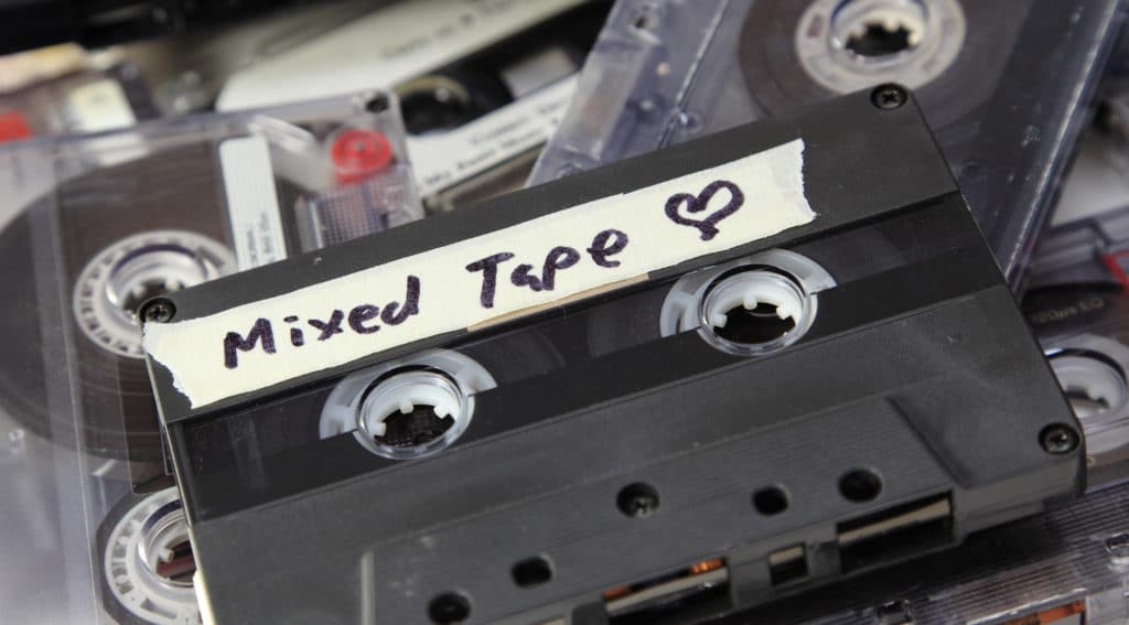 Mixed,tape, ,an,old,mixed,tape,found,amongst,a