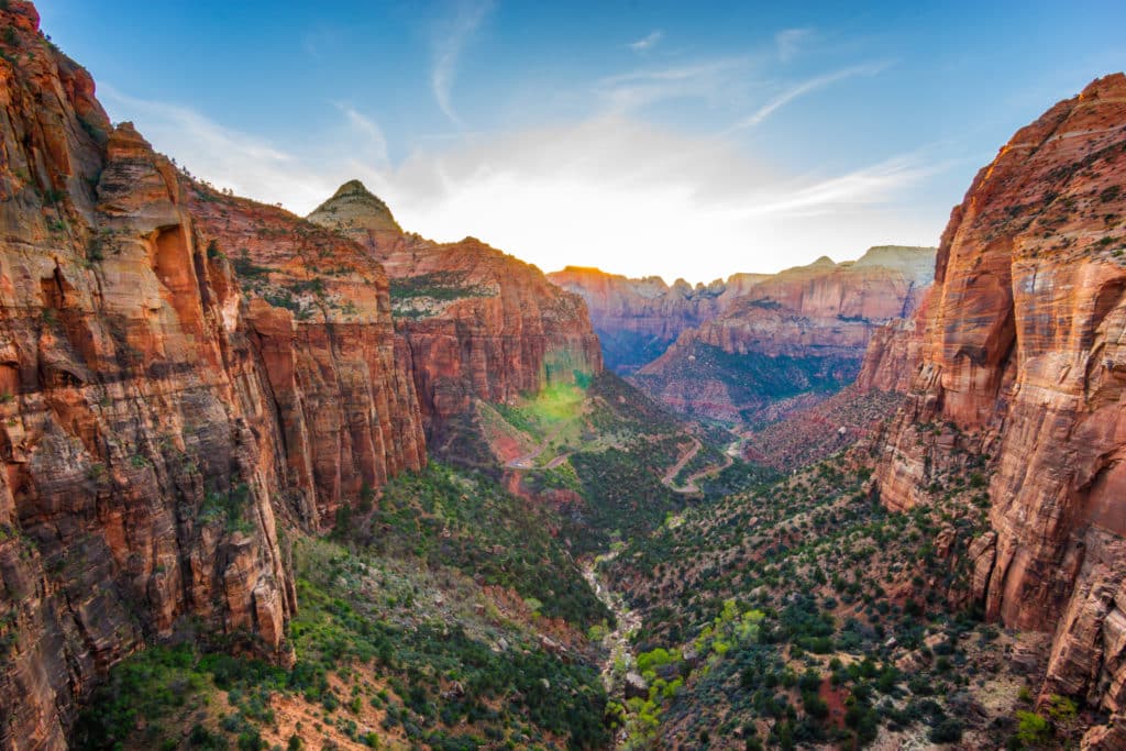 Amazing,view,of,zion,national,park,,utah