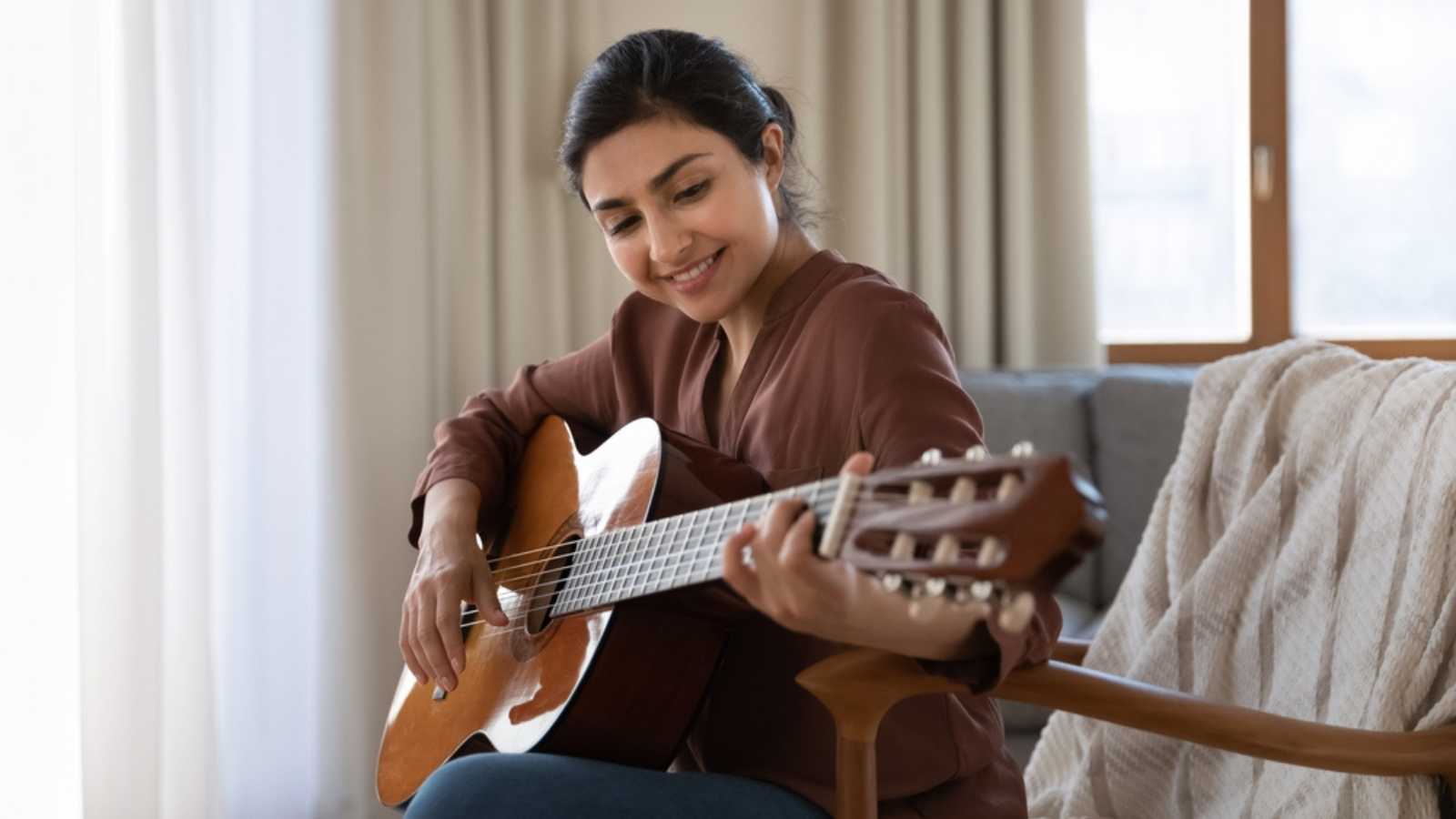 Woman With Guitar