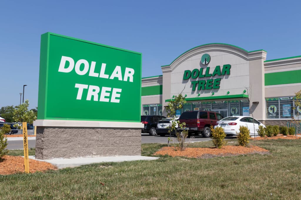 Muncie Circa August 2021: Dollar Tree Discount Store. Dollar