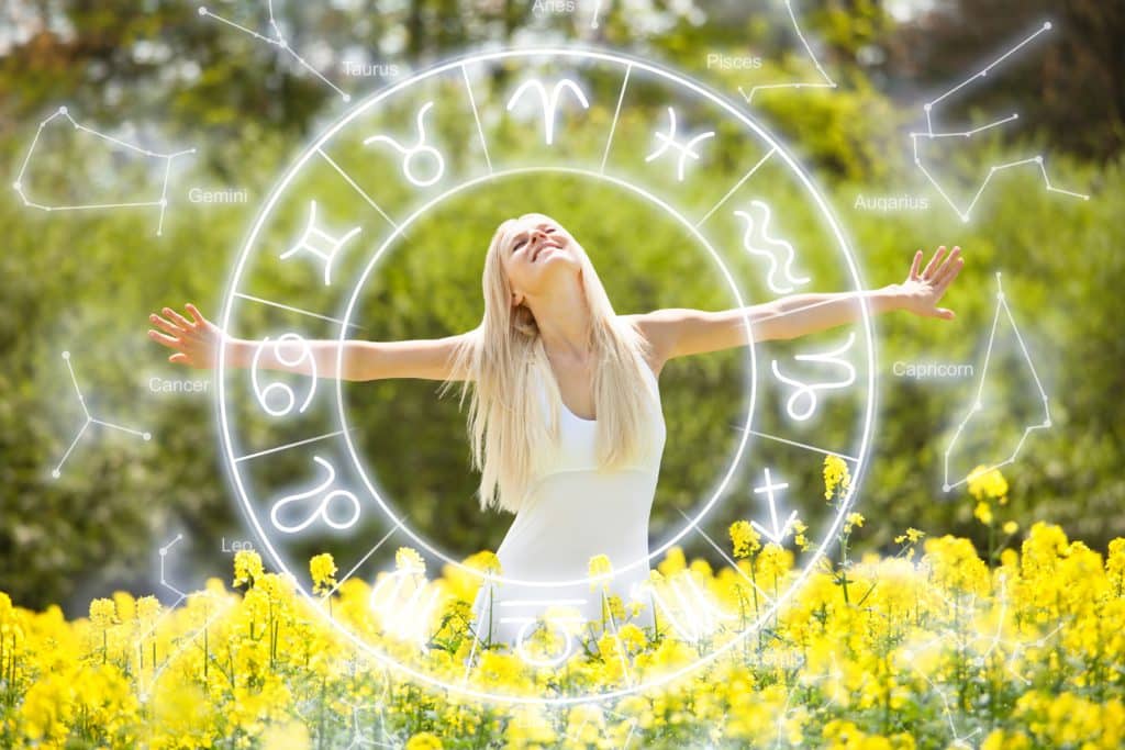 Horoscope Chart And Astrology. Future Love And Numerology