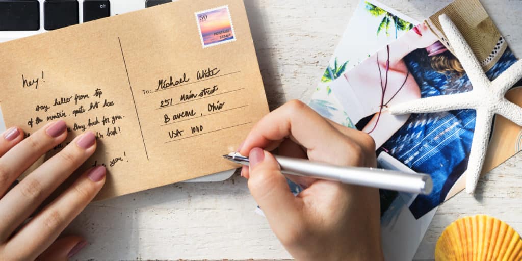 Postcard Communication Connection Correspondence Summer Concept