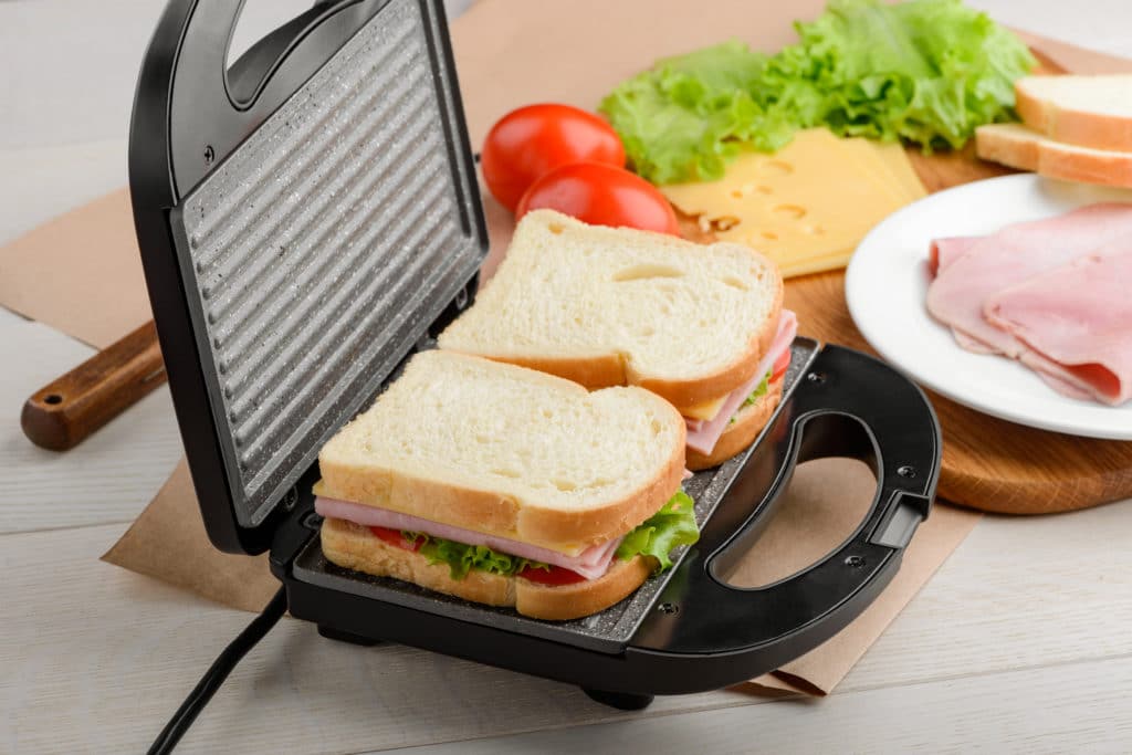 Sandwiches In A Panini Press