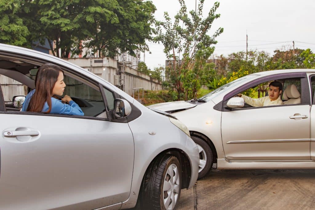 Car Accident : Car Was Driven By A Woman At