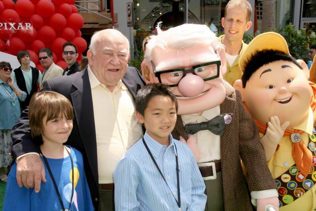 Edward Asner And Jordan Nagai At The World Premiere Of