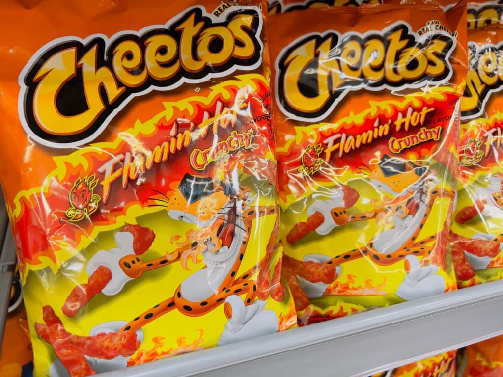 San Diego Ca July 2 2022: Bags Of Cheetos