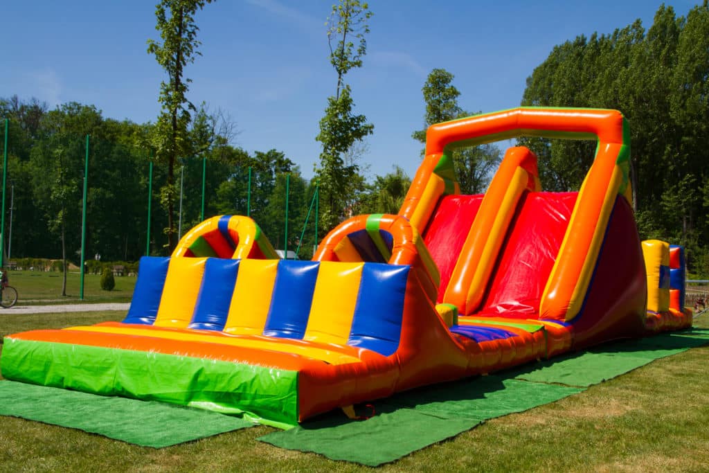 Colorful High Inflatable Slider