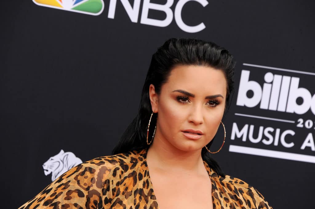 Demi Lovato At The 2018 Billboard Music Awards Held At