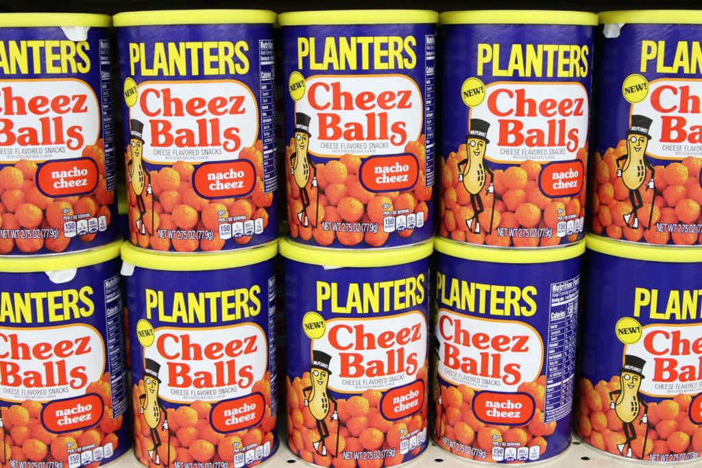 Columbus Ohio August 5 2020 Planters Cheez Balls.