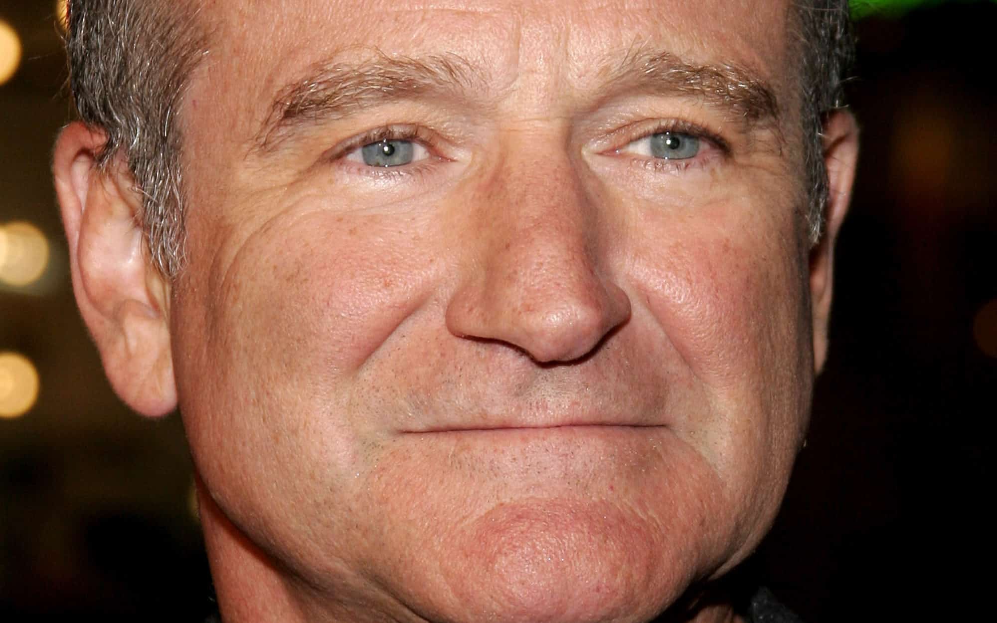 Robin Williams At The Los Angeles Premiere Of 'man Of
