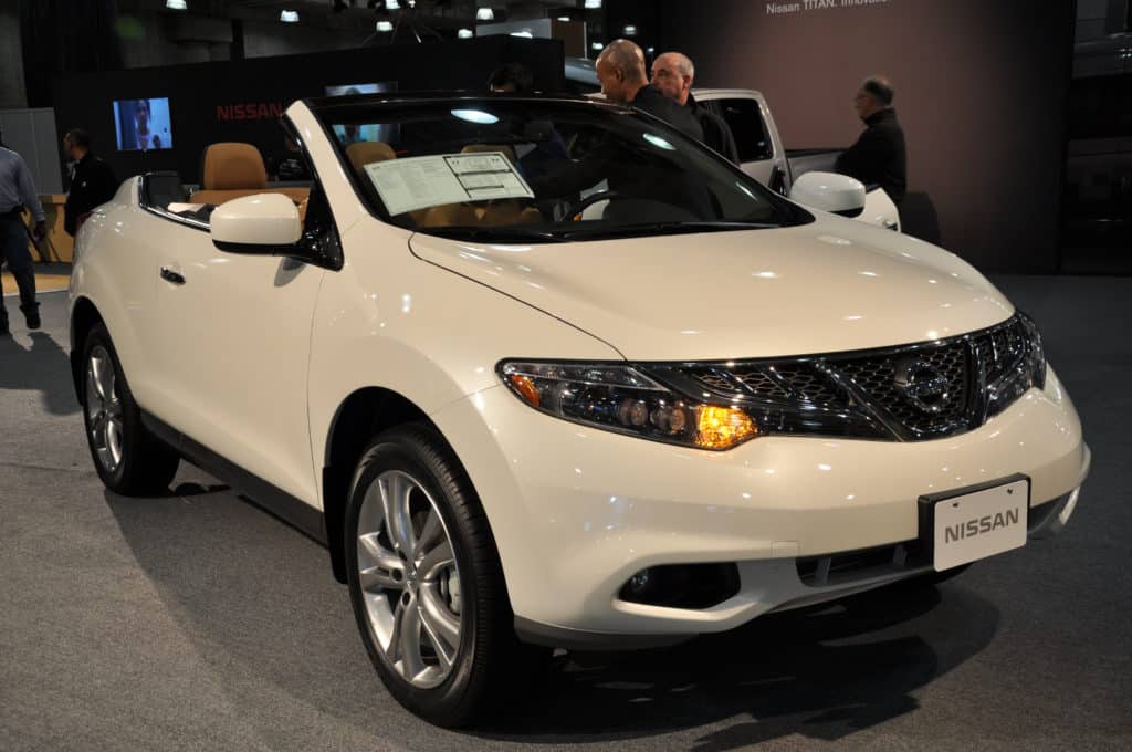 New York April 11: Nissan Murano Cabriolet At The