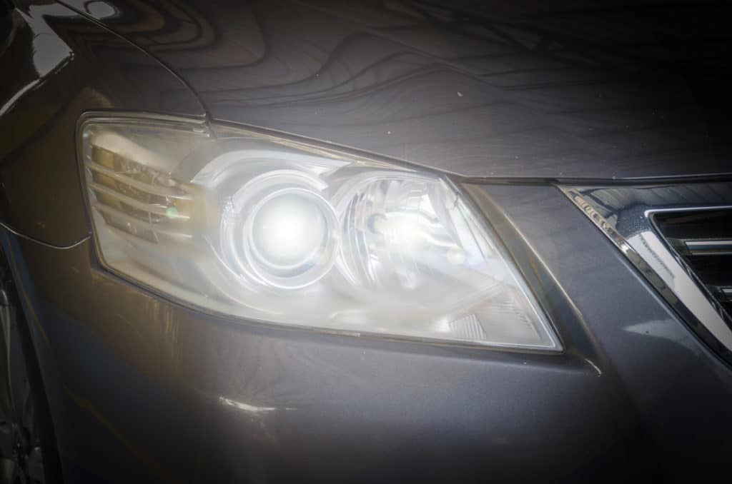 Headlight Lamp Fornt Car Of New Automobile