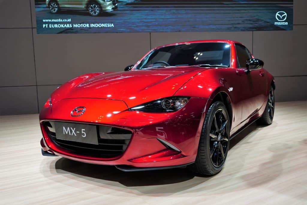 Tangerang Indonesia August 17 2022. A New Mazda Mx 5 Car