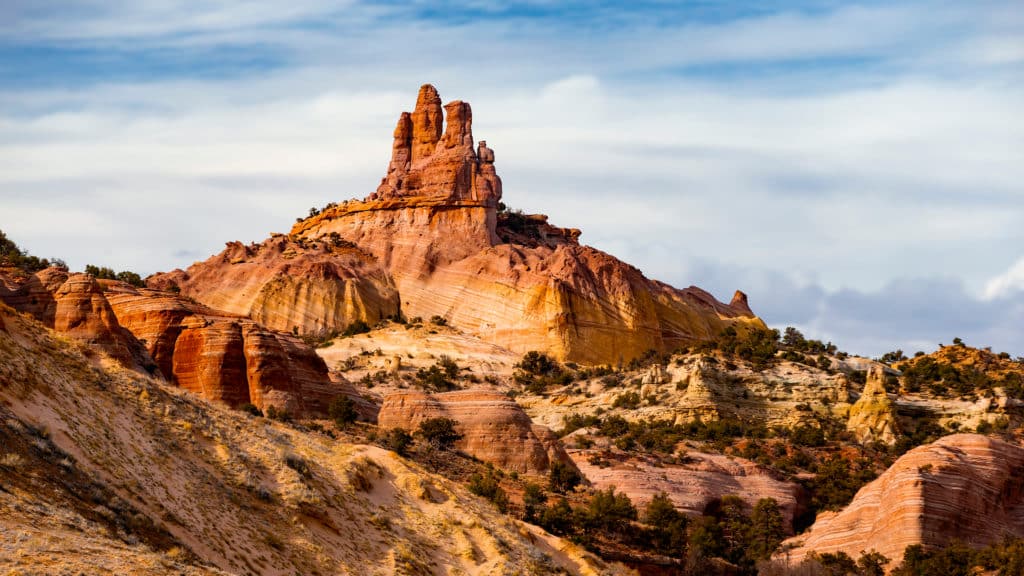 Church Rock In Gallup New Mexico Shallow Depth Of