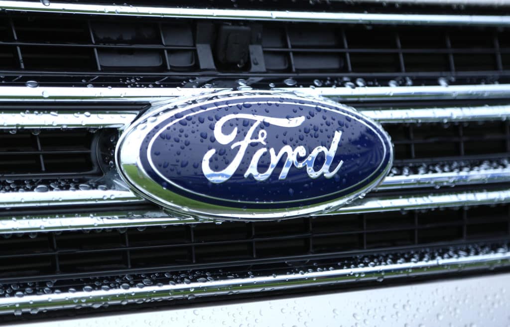 Hanoi Vietnam Sep 15 2015: Ford Logo. It Was