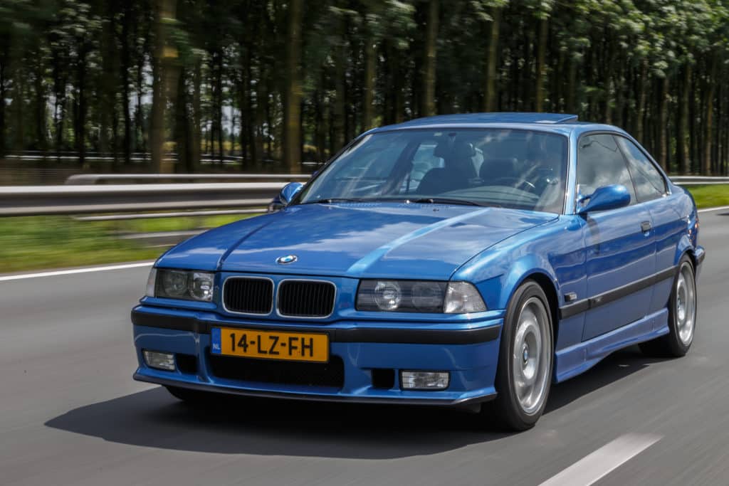 Netherlands June 17 2016 Bmw E36 M3 Driving On The