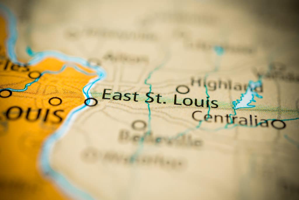 East St. Louis Illinois Usa.