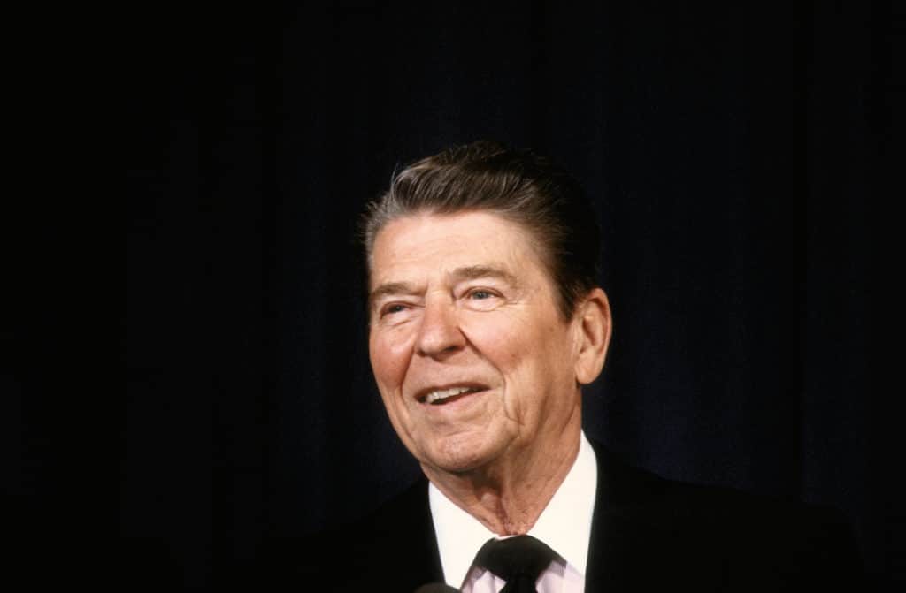Washington Dc. Usa 16th April 1986 President Ronald Reagan Protrait