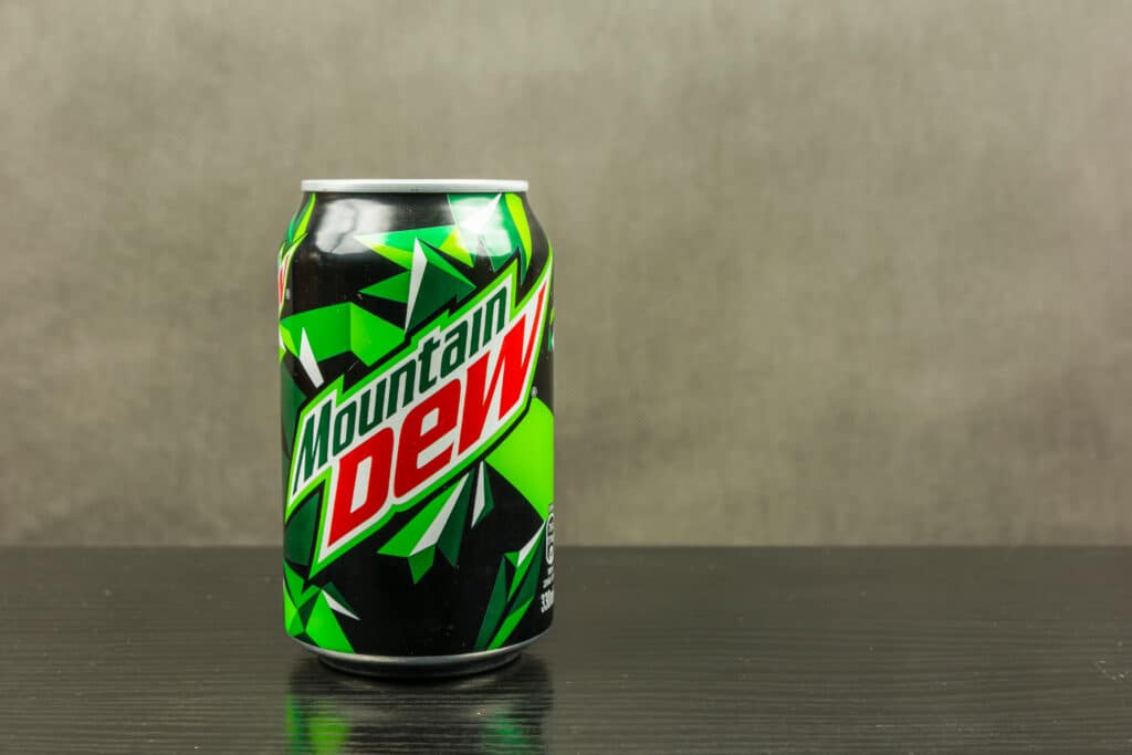 Niedomice Poland March 06 2018: Mountain Dew Is A