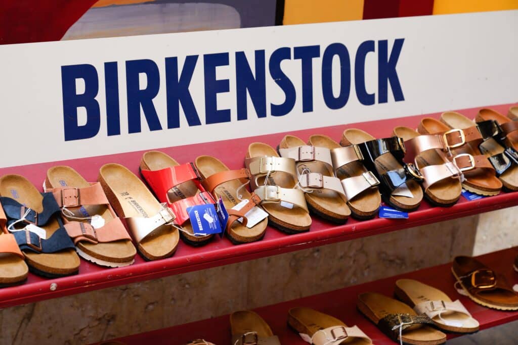 Bordeaux Aquitaine France 08 21 2022 : Birkenstock